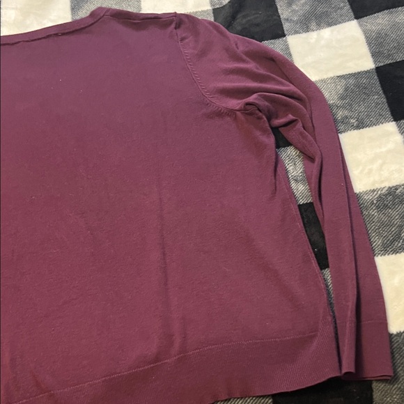 Time & Tru Metropolis Burgundy Cardigan size XXL (20) - Picture 8 of 10